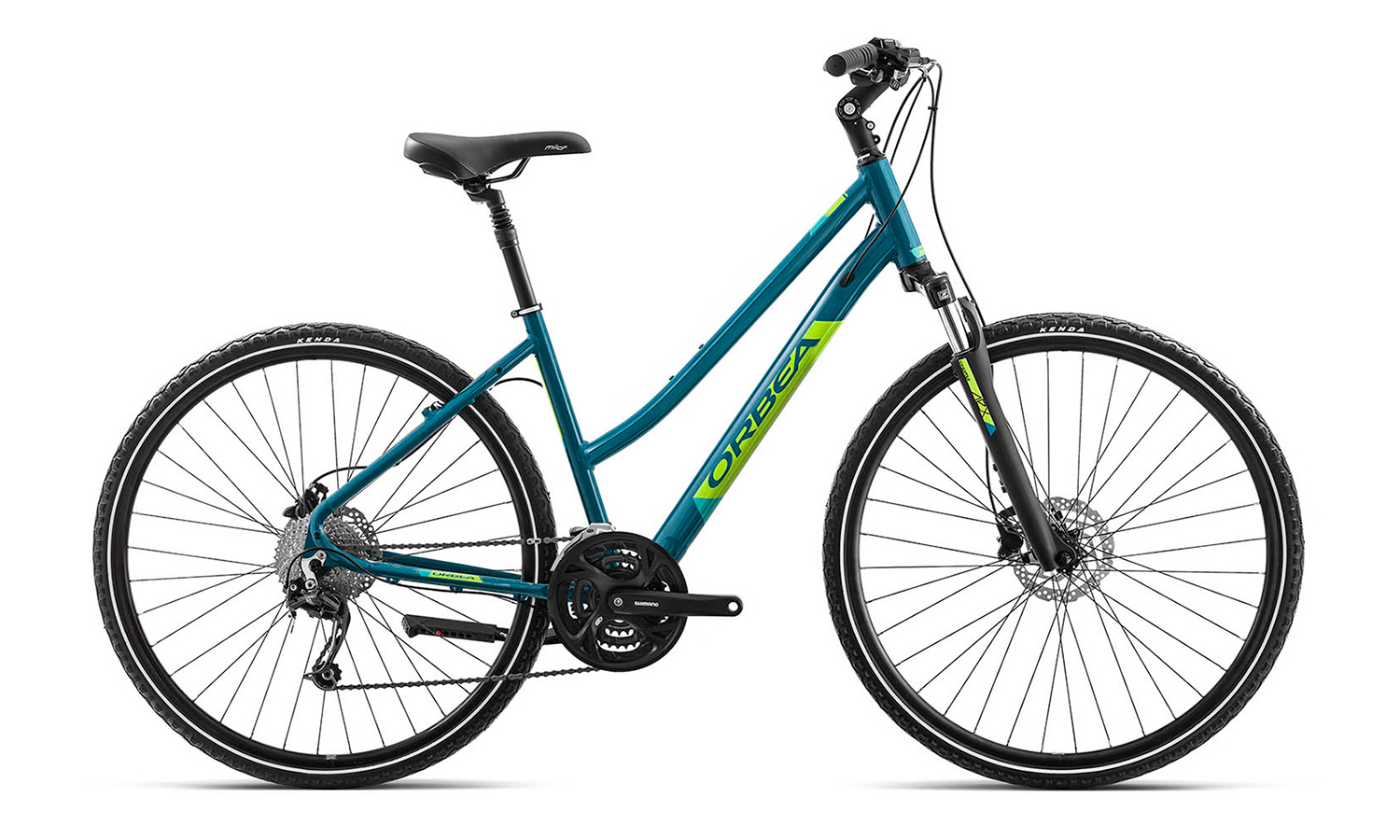 Фотография Велосипед Orbea COMFORT 12 PACK (2019) 2019 Сине-зеленый